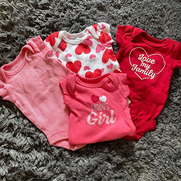 4 BABY ONESIES - Picture 1 of 6